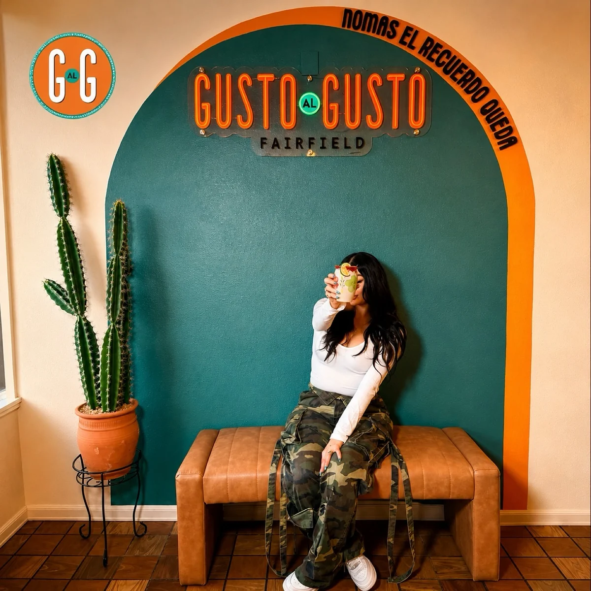 Maria Marron for Gusto al Gusto: location look